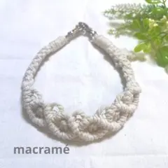 マクラメ　スマホショルダー　ハンドストラップ　ハンドメイド　No.26