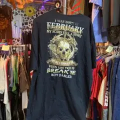 スカル　ドクロ　十字架　オーバーサイズ　Tシャツ　アメカジ　ストリート