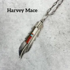 NAVAJO ハーヴィーメイス フェザーネックレストップ インレイ ナバホ