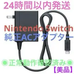 【美品】ニンテンドースイッチ　純正品　正規品　ACアダプター　充電器　TVモード