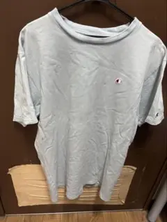 Champion ライトブルー 半袖Tシャツ