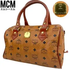 ✨美品 MCM エムシーエム ミニボストンバッグ ハンドバッグ ヴィセトス柄