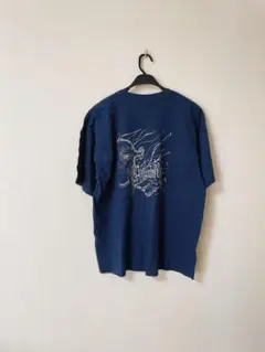 ギルダン グラフィックプリント ネイビー Tシャツ