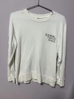 DOWBL ホワイト トレーナー 42