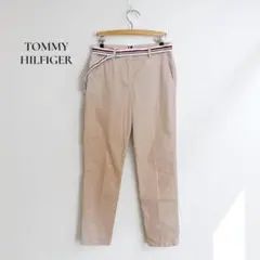 トミーヒルフィガー【34】チノパン　パンツ ベルト付き カジュアル b138