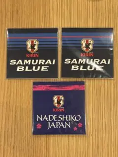 サムライブルー・なでしこジャパン　KIRINメモ帳３点