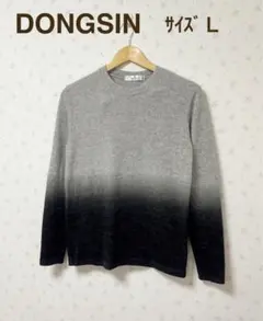 DONGSIN グラデーションニットセーター Lサイズ