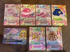 アイカツカード　星宮いちご　エンジェリーシュガー　大空あかり　7枚セット