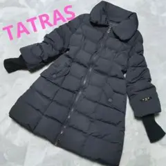 美品✨ タトラス ダウンコート ローズバッド別注 ロング丈 Aライン 黒 02
