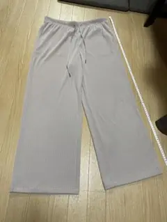 ジーユー　リブプルオンパンツ