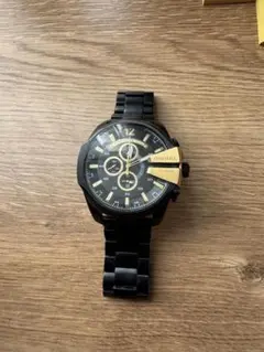 DIESEL クロノグラフ ブラック 時計