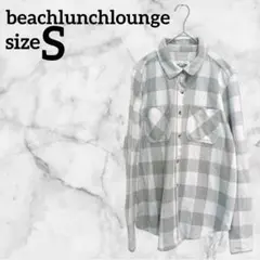 beachlunchlounge【S】長袖シャツ チェック 海外古着