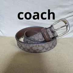 【美品】COACH コーチ　ベルト　オールレザー　ゴールド金具