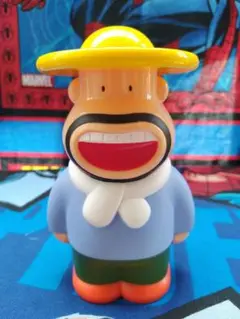 希少品　明治製菓　カール　カールおじさん　カエル　ソフビ　フィギュア 明治製菓 カールおじさん ソフビ人形 貯金箱 15．6cm 当時