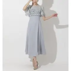 最終値下げ【美品】And Couture アンドクチュール チュールフリルドレス