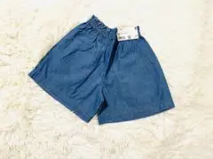 GU GIRLS シャンブレーショートパンツ 120 65 Blue 新品未使用