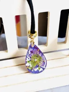 No.3023★ハンドメイド★新作♡フラワーレジンネックレス