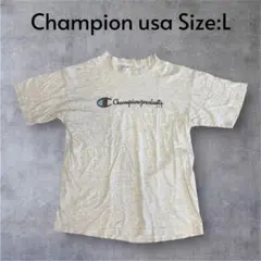 希少usaロゴ ビンテージ チャンピオン Tシャツ USA製 L相当