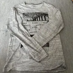グレー 長袖シャツ M