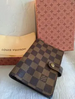 美品 Louis Vuitton ルイヴィトン ダミエ 手帳カバー アジェンダ