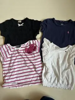 100cm Tシャツ 4枚セット　女の子
