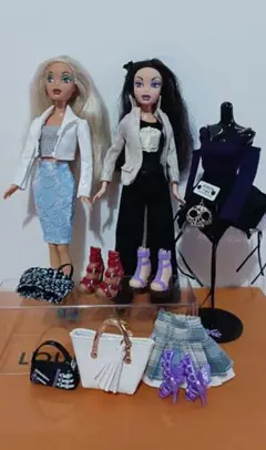 マイシーンバービー２体とお洋服