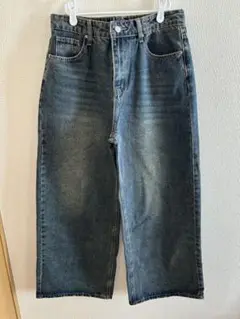 メンズストリートウェア ヴィンテージスタイル ゆったりフィット ワイドレッグ