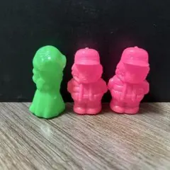 当時物　アラレちゃん　ポピー　則巻千兵衛　則巻みどり　ソフビ　昭和レトロ