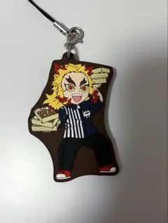 鬼滅の刃 ローソンコラボ 限定 ラバーストラップ 煉獄杏寿郎 制服Ver.