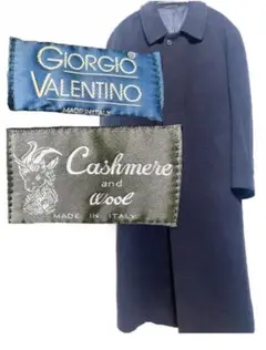 イタリア製 ジョルジオバレンチノ カシミヤ混 ロングコート