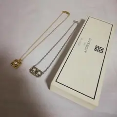 197 GIVENCHY ジバンシー ネックレス セット ヴィンテージ ロゴ