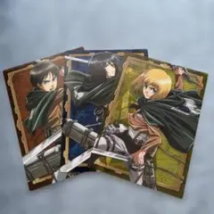 進撃の巨人 下敷き3枚セット