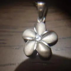 silver 925 シルバー 花 ハワイ購入 ネックレス