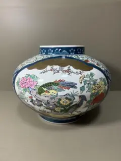 2189 金龍窯　博山作　花鳥　花瓶 2025年最新】有田焼 金龍窯博山の人気アイテム - メルカリ