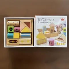 音の出る積み木 9個セット