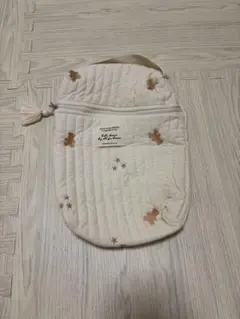 哺乳瓶ケース クマと星の刺繍