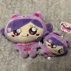 しなこクマ パープル ぬいぐるみ マスコット セット