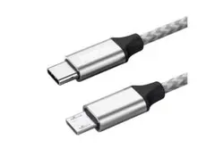 TypeCMicroUSBケーブル0.5MUSBC to Micro USB