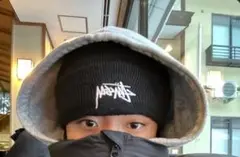 Stussy 黒 ニット帽
