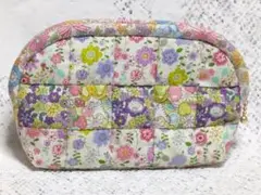 ☆ハンドメイド・パッチワーク・四角ポーチ・通帳入ります☆