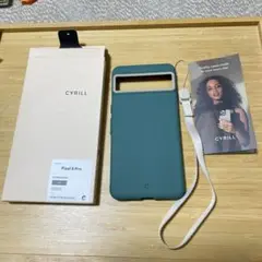 美品✨Google Pixel8 Pro ソフトケース ストラップ付き　グリーン