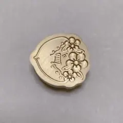 シーリングスタンプ ヘッド 鳥と花 使用済み