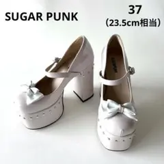 ■ SUGAR PUNKロリータ厚底地雷系ストラップサンダルピンク