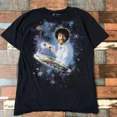 ビンテージ　古着　BobRoss ボブロス　バンド　メンズ　半袖tシャツ　黒
