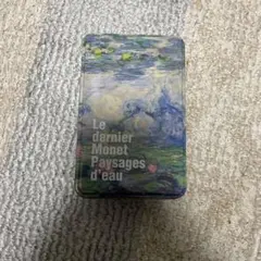 モネ展 睡蓮のとき クッキー缶 空き缶　サブレミシェル