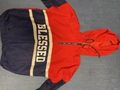 BLESSED フード付きナイロンジャケット