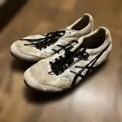 ASICS スパイクシューズ ホワイト/ブラック