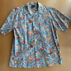 POLO COUNTRY 花柄 半袖シャツ L