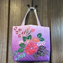ハワイアンキルト トートバッグ