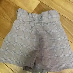 チェック柄 半ズボン 120サイズ